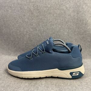 Skechers Shoes Womens Size 7.5 Blue & White Slip Resistant Work Sneakers 77281